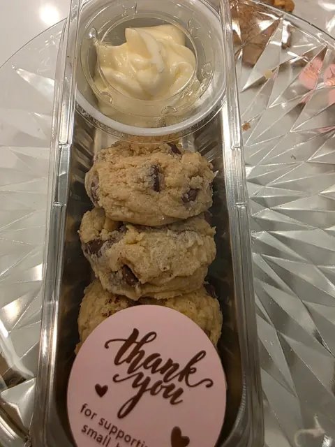 Cookies with a little frosting on the side